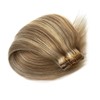 Clip in Hair Extensions Real Human Hair,Golden Blonde Balayage Blonde