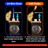 Torch Lighter, Frosted Magic Dual Flame Dragon Lighter with Fashion