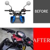 3D Aluminum Motorcycle Adjustable Handlebar Risers Clip-On Handle Bar Kit