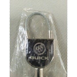 Vintage  Dealer Buick cable top keychain with plunger release bottom ring...