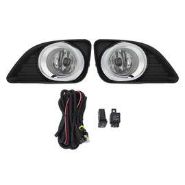 2 Pcs Fog Light Trim Set 52040 06090 Driving Front Fog Light Lamp Assembly Grille Cover Set for Camry 2009 to 2011