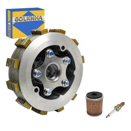 Clutch Kit Assembly for Yamaha Warrior 350 1987-2004 Big Bear 350 4x4 1987-1997 Big Bear 350 2x4 1996-1998 Kodiak 400 1993-1998 Raptor 350 2004-2013 Moto-4 350 1987-1995