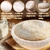 Round Bread Proofing Baskets Fabric Liner French Style Sourdough Bread