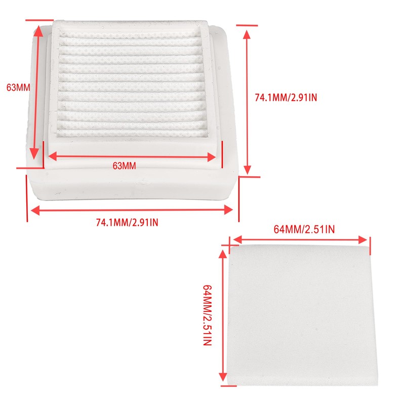 Mikatesi A232001890 Air Filter Cover For Echo SRM-2620 SRM-2620T SRM-2620U