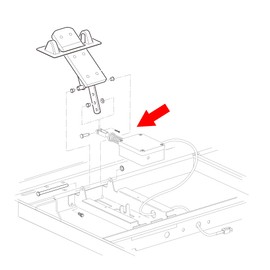 10L0L Golf Cart Accelerator Pedal Box Assembly for EZGO TXT 2000-up Electric (PDS Model only), OEM# 73333-G05 73333G05