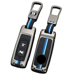 OTMIK Zinc Alloy Car Key Case Suitable for Honda PCX160 Vision SH350 160 PCX 125 Switch 150 ADV Wrench 350 2/3 Buttons Keychain Accessories, Mat.