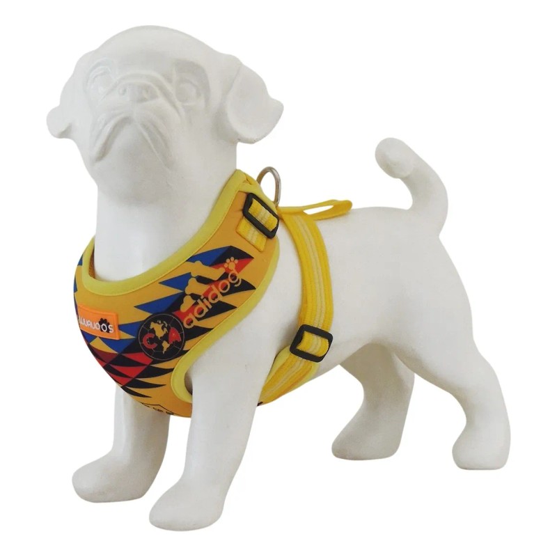 Arnés Pechera Ajustable Antitirones Para Perro Chico Mediano America Fc