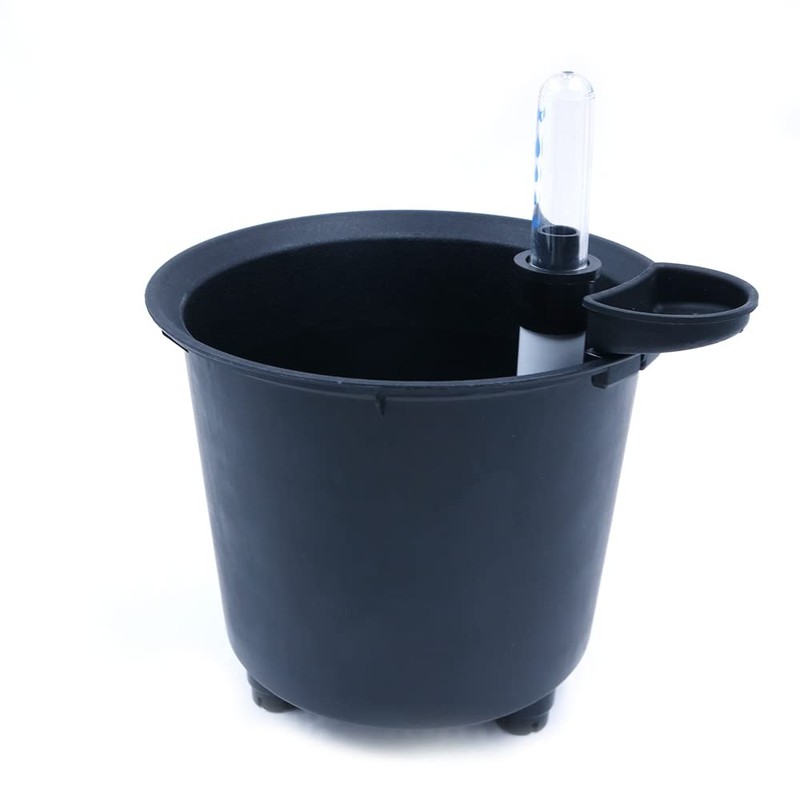 CENPEK Creative Plastic Self Watering Planter Pot With Wooden Tripod