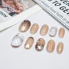 farfarflame Handmade Nail Tip, Short, Medium, Popular, Japanese Style, Oval