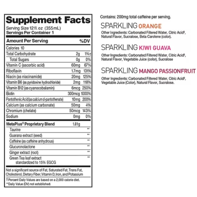 Celsius Essential Energy Sparkling Variety Pack (12 fl. oz., 6