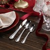 KEAWELL Pearl Edge 4-Piece Premium Spoon Set, 18/10 Stainless Steel,