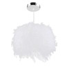 Feather Pendant Droplight Hanging Lamp for Living Room Exhibition Hall