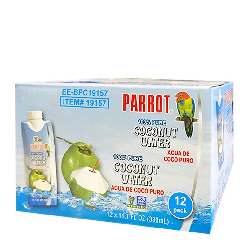 Parrot 100% Pure coconut water 11.10 fl oz 100% Juice