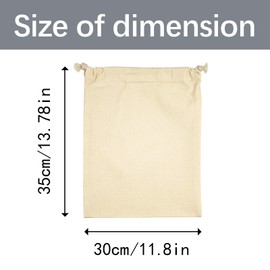 Bolsa con cordón (30 x 35 cm, 10 unidades)