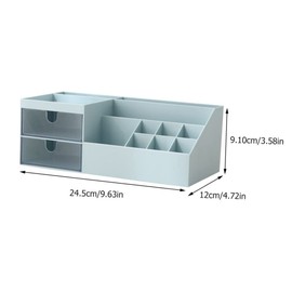 SEWACC 1Pc Decorative Storage Box Divided Drawer Organizer for Cosmetics Jewelry Sundries Modern Vanity Decor for Clean Tidy Dressing Table Storage