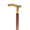 Brass Nautical Embossed Brass Handle Walking Stick