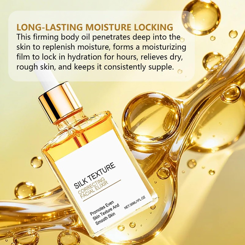 2PCS Silk Body Oil, Firming & Moisturising Body Oill, Deep