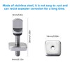 4Pcs Surfboards Fin Screw Stainless Steel Fin Bolt Kit Fin
