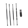 Gatuida 3sets Stainless Steel Ear Wax Removal Kit Multipurpose Cleaning