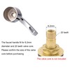 sourcing map Faucet Lever Handle, Alloy Single Lever Handle Replacement