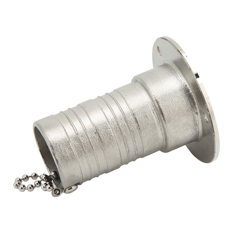 Marine Boat Deck Filler with Keyless Cap Stainless Steel Mirror