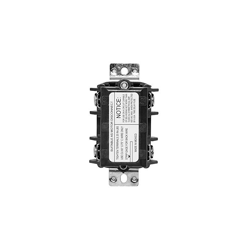 Leviton 30 Amp, 600 Volt, Double-Pole, Single Phase AC Manual
