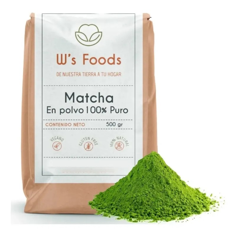 Matcha En Polvo 100% Puro Calidad Premium 500 G