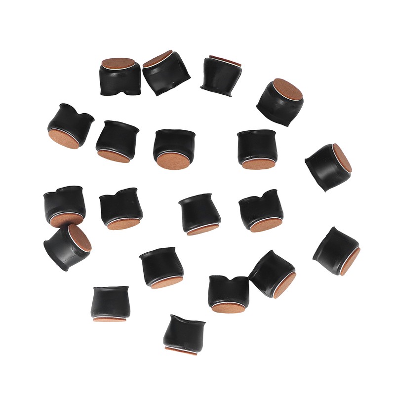 20 Pcs Chair Leg Floor Protectors Silicone Anti Slip Abrasion