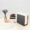 Napkin Holder Black Wooden - Wooden Black Napkin Holder for