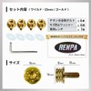 RENPA Titanium Alloy License Plate Bolt Wild Design Vehicle Inspection