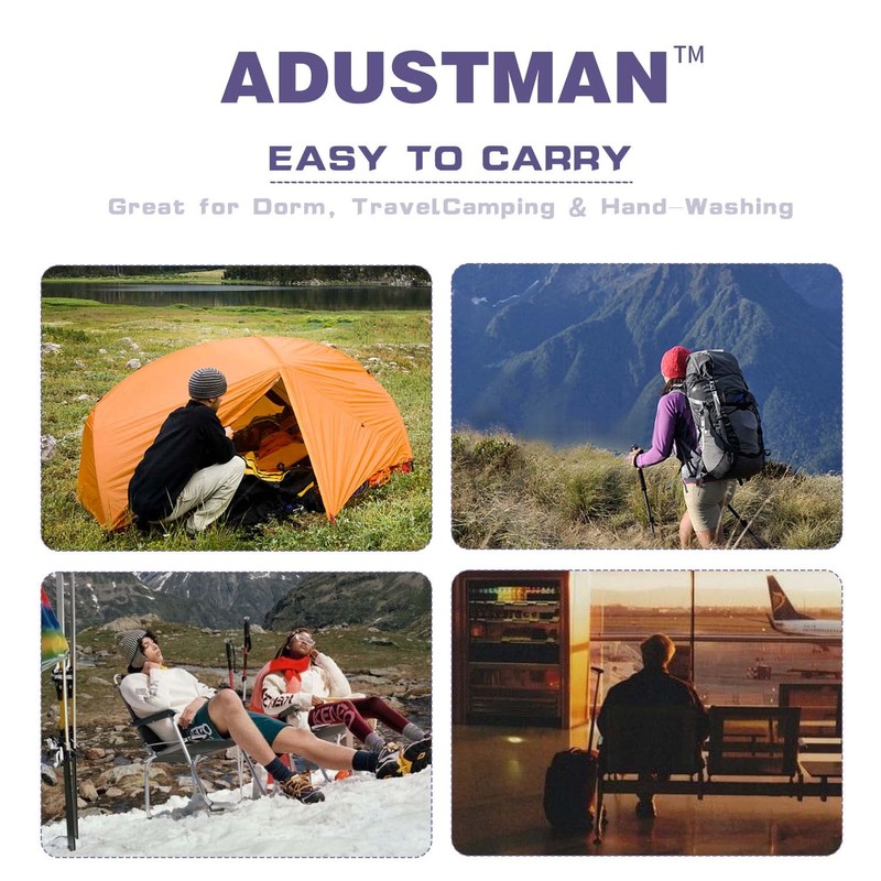 ADUSTMAN Active Wear Laundry Detergent Sheets Fresh Breeze 180 load