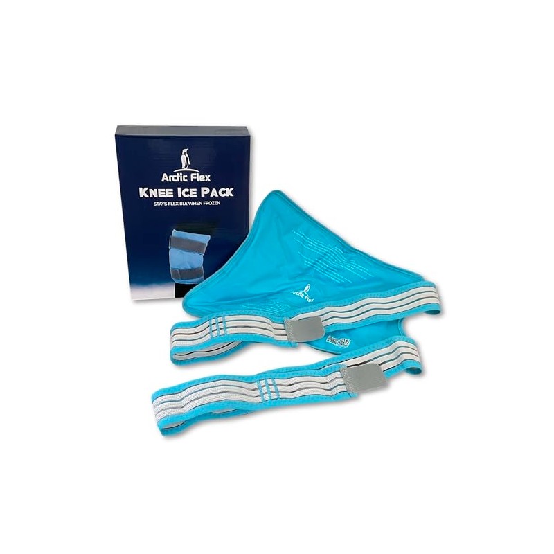 Compresa de gel para rodilla con correas dobles ARTIC FLEX