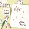 Obujopal 45pcs Cute Cat Stickers for Scrapbooking, Bullet Journal, DIY