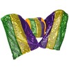 Beistle 60847 Masked Mardi Gras Hat with Sequined Drape