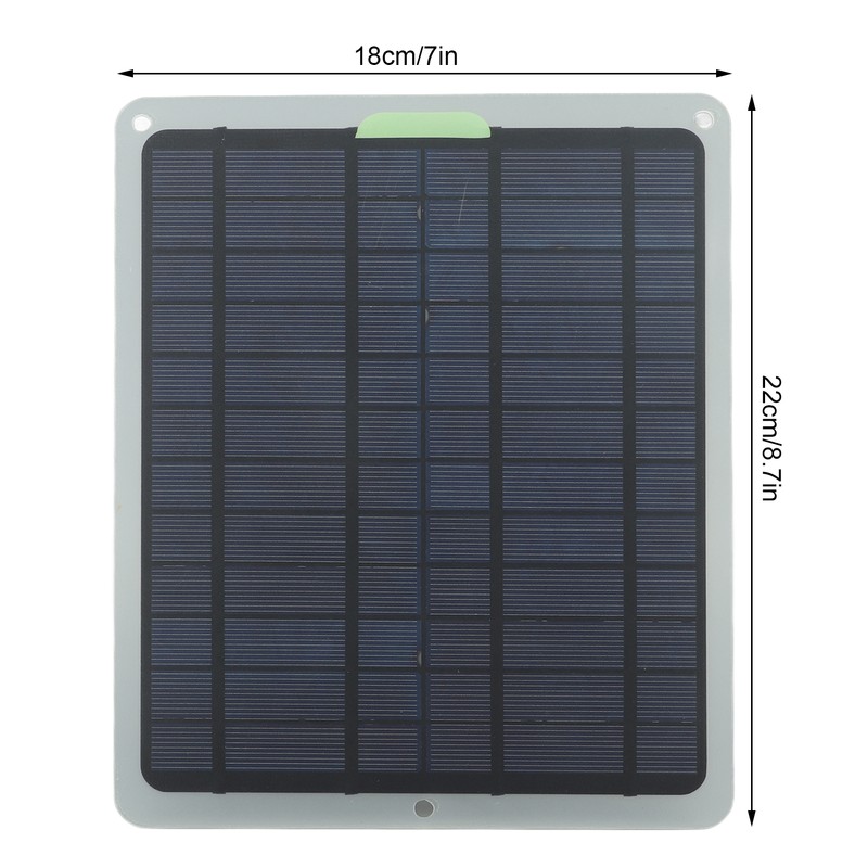Mini Solar Panel Kit 22W With Bracket 12V OBD Battery