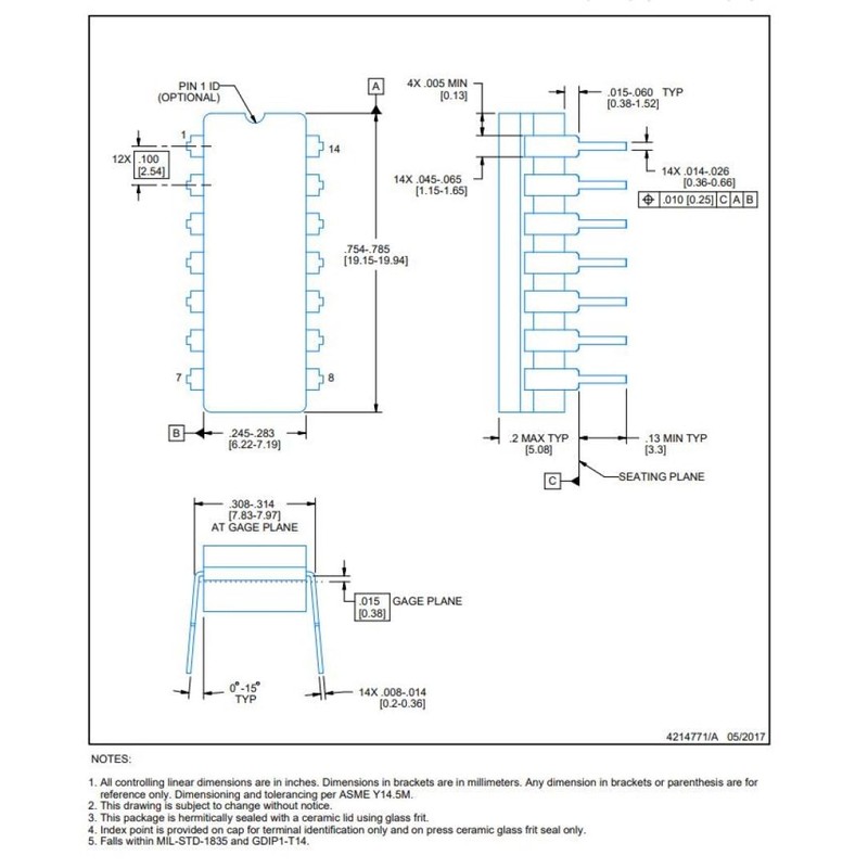 Bridgold 10pcs CD4013BE CD4013HCF CD4013HEF CMOS Dual D-Type Flip Flop