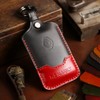 ontto Leather Key Cover Smart Remote Key Fob Case Durable