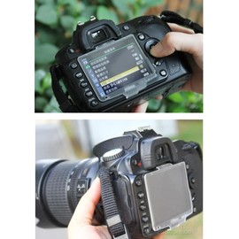 D90 LCD Screen Protective Cover for Nikon D90 SLR Camera (2 Pack), FANZR Transparent ABS Screen Protector, Replace BM-10
