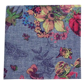 DDintex FLORET LONDON Vintage Cloth Childhood Treasures Navy 50x50cm [With Liberty Print]