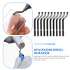 iplusmile Deburring Replacement Blades, 10 Pieces Metal Deburring Blades Stainless