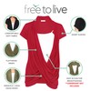 Free to Live 3 Pack Nursing Tops Breastfeeding Shirts Criss