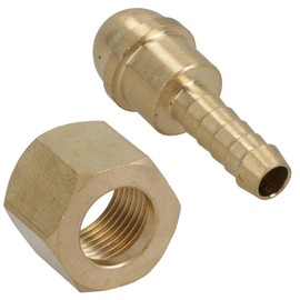 Welding Gas Hose Connector 1/4 Hose Tail with 3/8 BSP Right Handed Thread 1pc