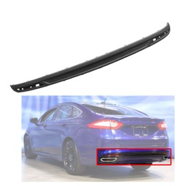 Rear Bumper Prime Valance Trim Panel Compatible with 2013 2014 2015 2016 2017 2018 F-ord Fusion Rear Driver or Passenger Side Bumper Molding Replaces FO1195123 DS7Z17K922AA