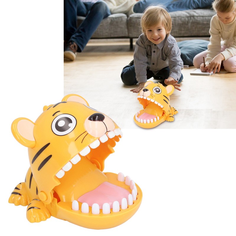 Biting Finger Toy Cartoon Animal Stress Relieve Anxiety Hand Eye
