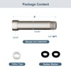 BRIGHT SHOWERS Shower Arm Extender for Rain and Handheld Shower