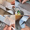 Stainless Steel Folding Ruler, Portable Multi Ruler, Measuring Tools, Folding
