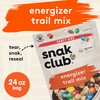Snak Club Energizer Trail Mix with Roasted Salted Peanuts, Raisins,
