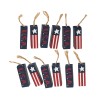 CWI Patriotic Decor - July 4th Wood Fire Crackers 12pc