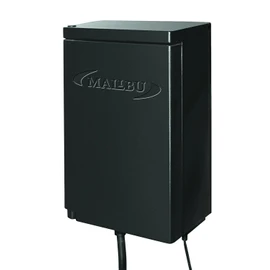 Malibu 45 Watt Power Pack with Sensor and Weather Shield for Low Voltage Landscape Lighting and Spotlight Outdoor Transformer 120V Input 12V Output 8100-9045-01