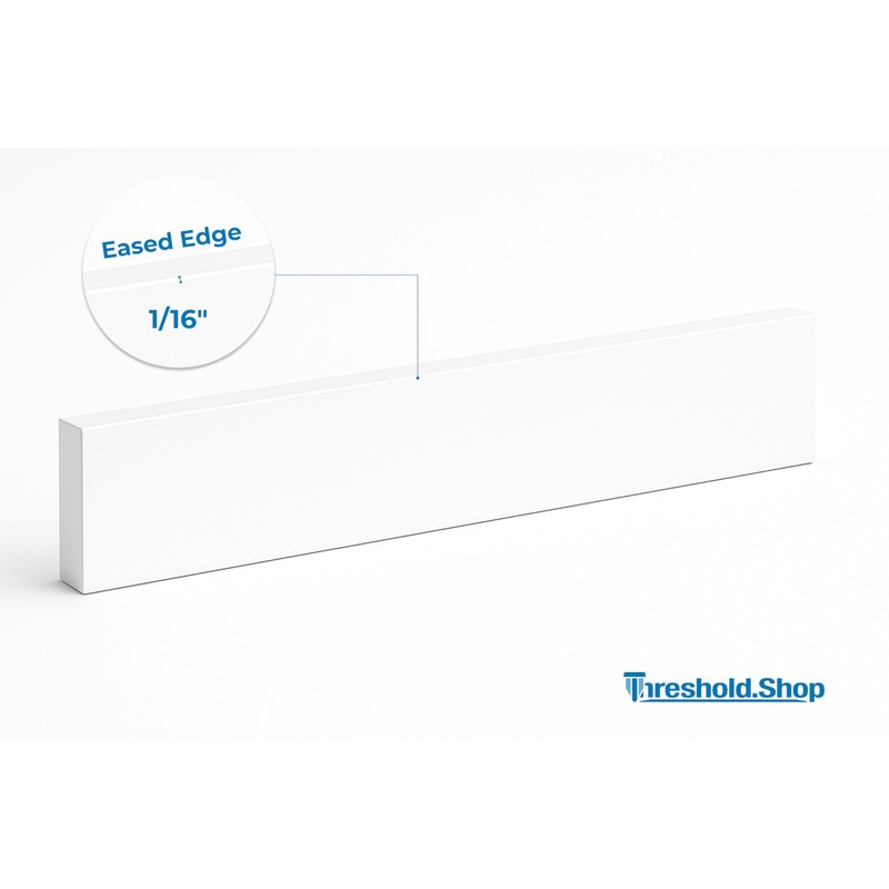Threshold.shop Bathroom Vanity Sink Backsplash and Sidesplash (Super White Engineered